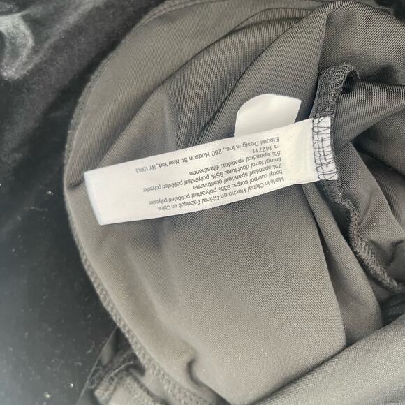 ELOQUII Jumpsuit Size 18 NWT Black Velvet Tie Belt Wide Leg Cocktail Evening - Picture 15 of 16